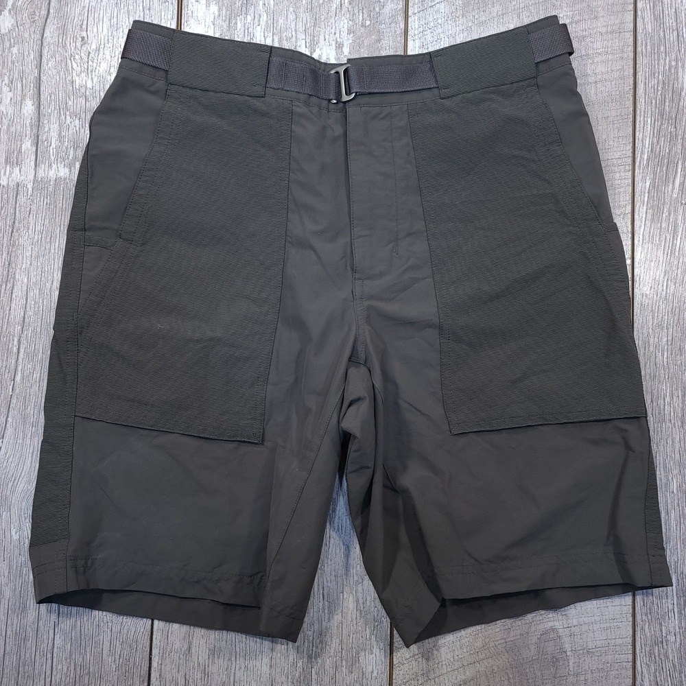 REI Co-op Multi-Purpose Shorts Mens 32 Gray Cordura Nylon Hiking Outdoor
